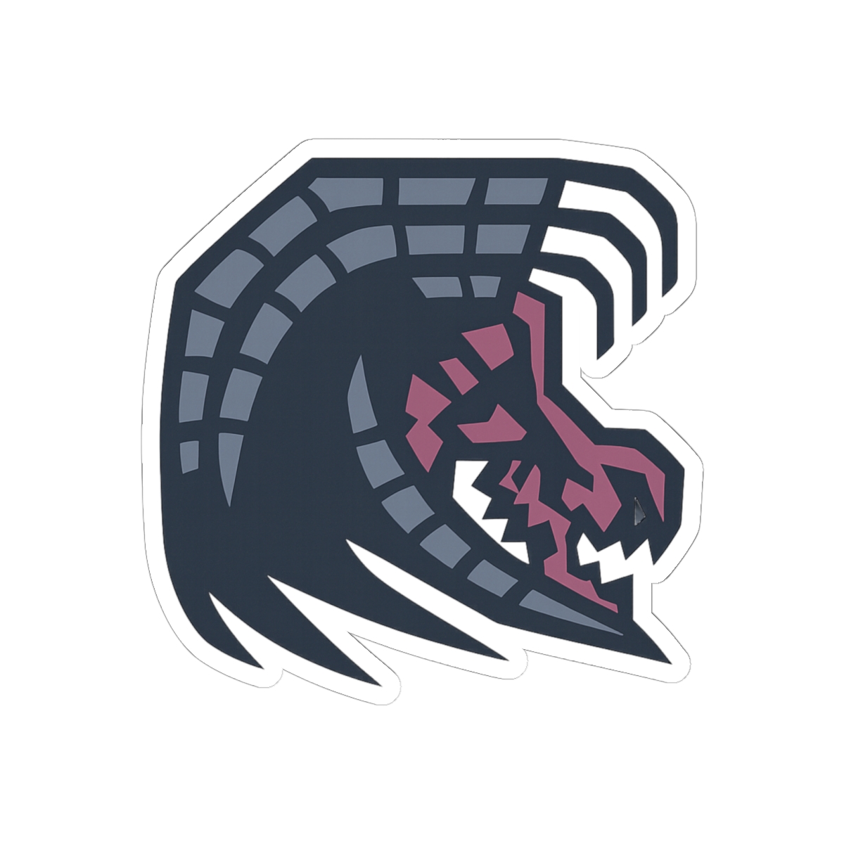 Gore Magala Monster Hunter Icon Sticker | Bold Vinyl Decal - alternate angle 2, merchandise