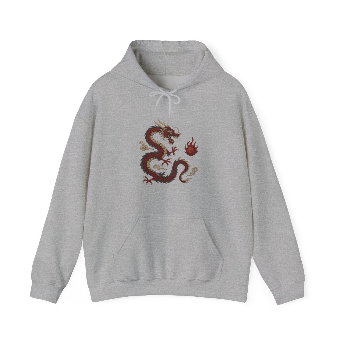 Embroidered Dragon Streetwear Hoodie - Official Hoodies merchandise