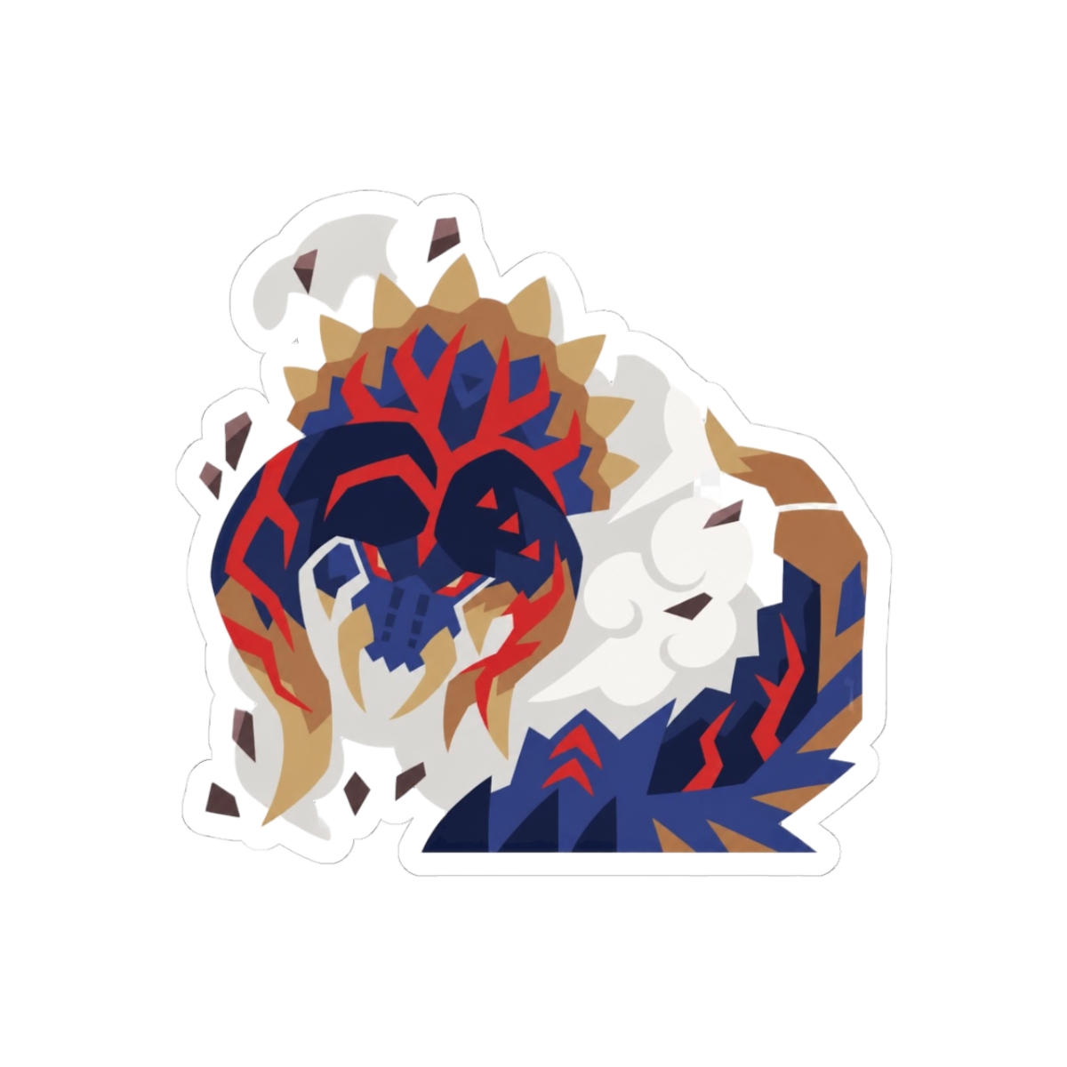 Bloodbath Diablos tribal design - Monster Hunter