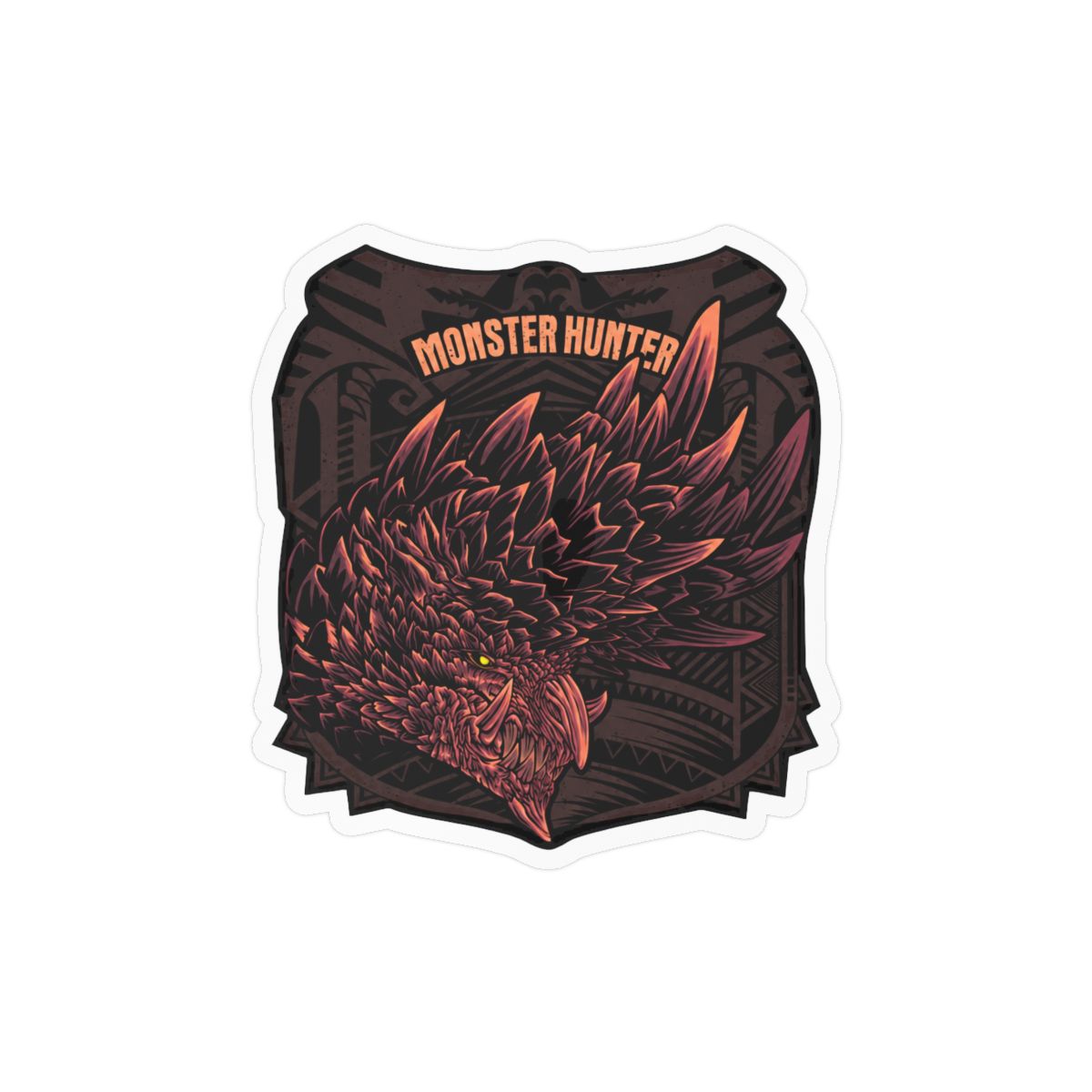 Alatreon Monster Hunter World Sticker | Epic Gaming Vinyl Decal - alternate angle 3, merchandise