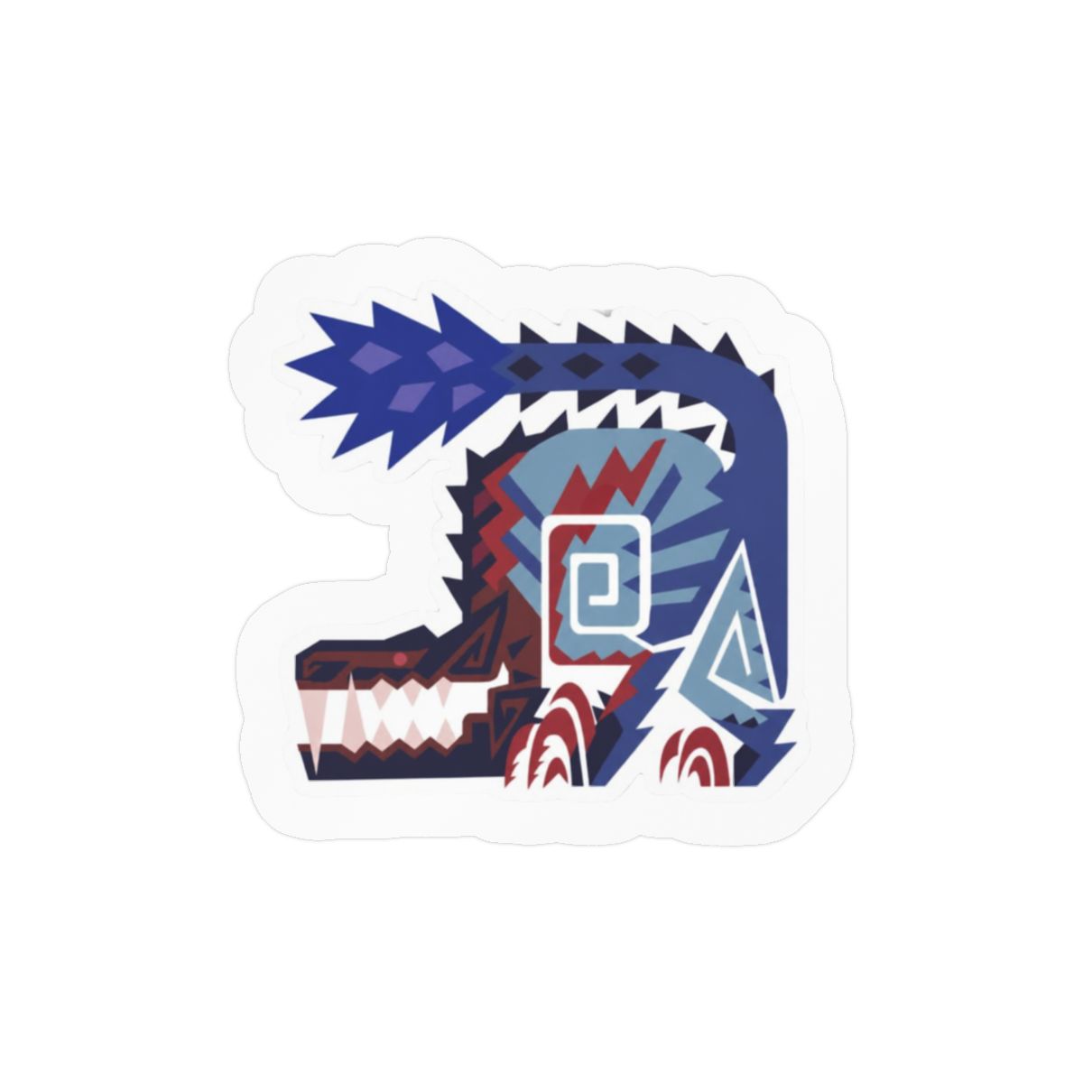 Ebony Odogaron Sticker | Bold Monster Hunter Vinyl Decal
