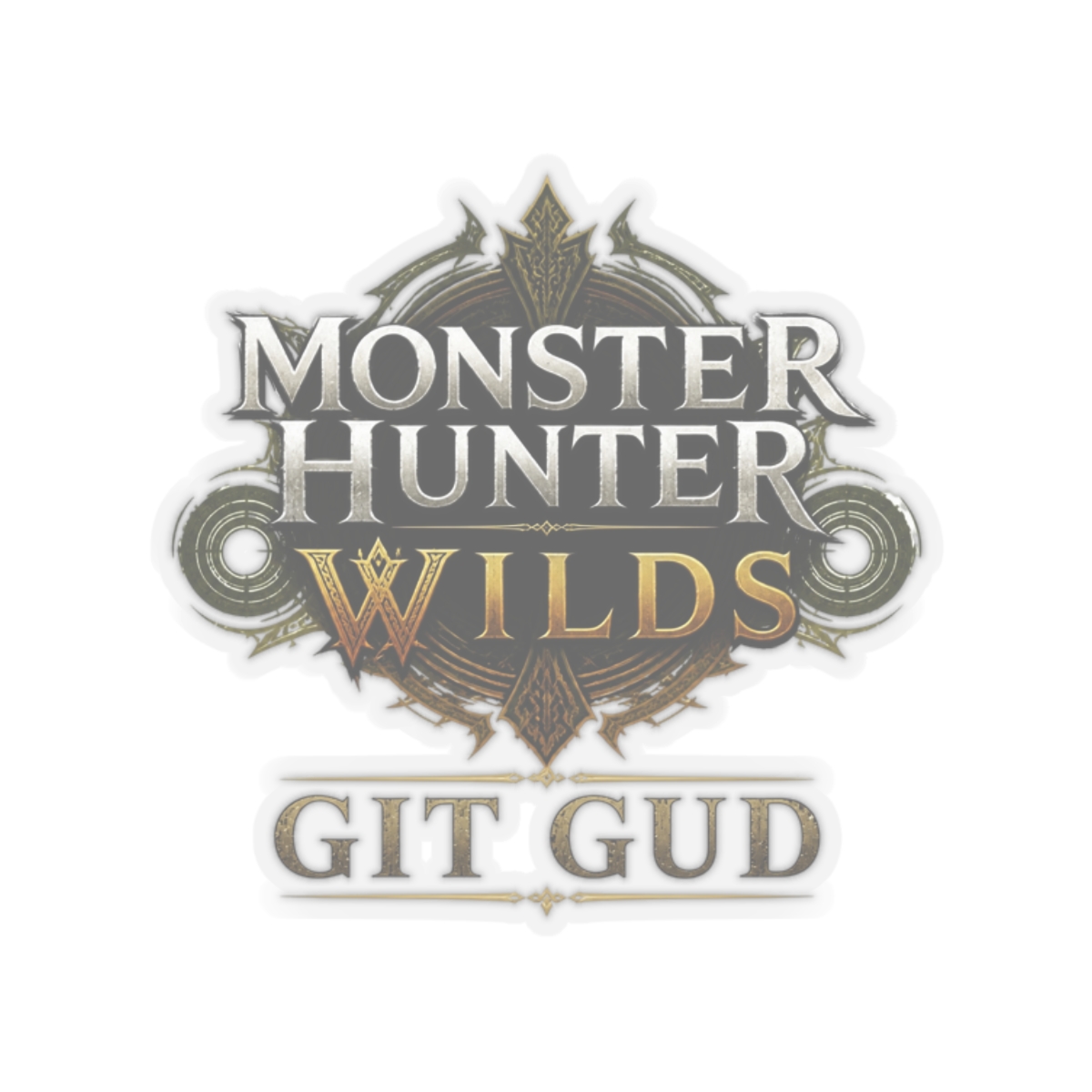 Monster Hunter Wilds "MONSTER HUNTER" Sticker