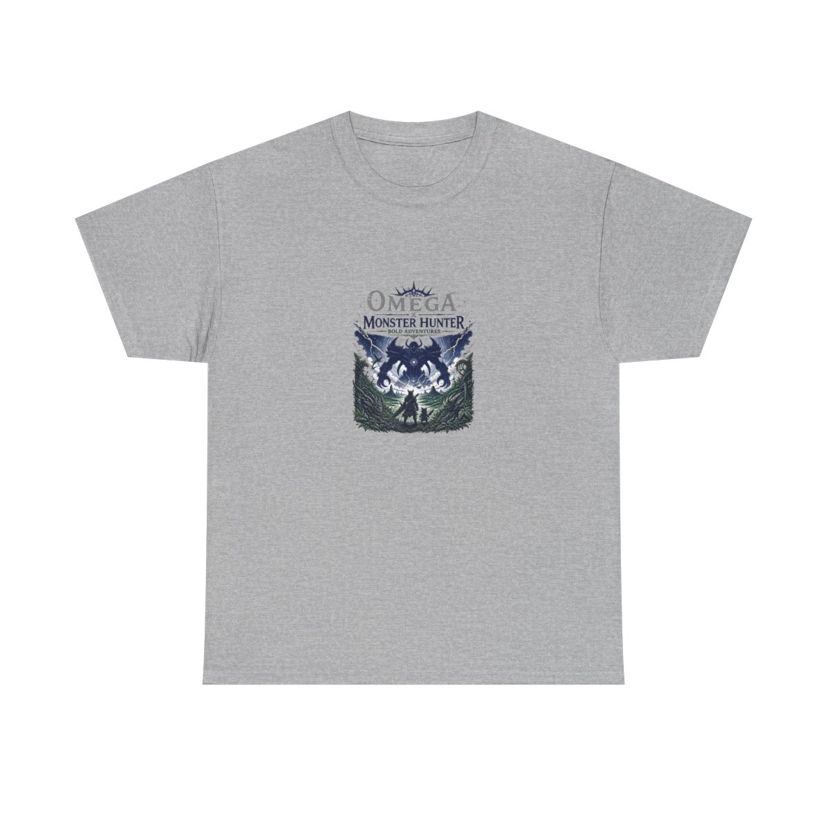 Monster Hunter Wilds "Omega x Monster Hunter: Bold Adventures" Unisex Tee - alternate angle 4, merchandise