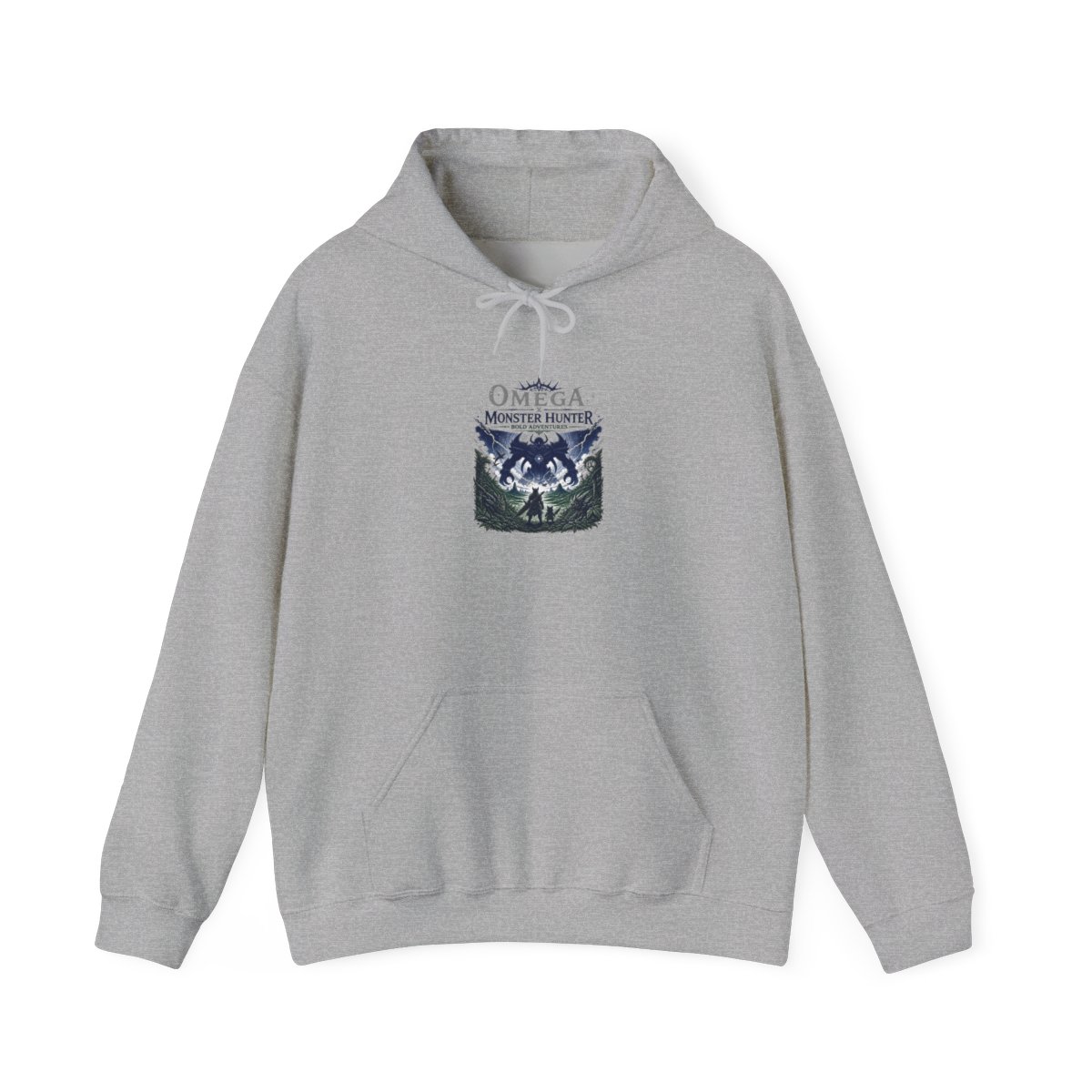 Monster Hunter Wilds "Omega x Monster Hunter: Bold Adventures" Hoodie - alternate angle 3, merchandise